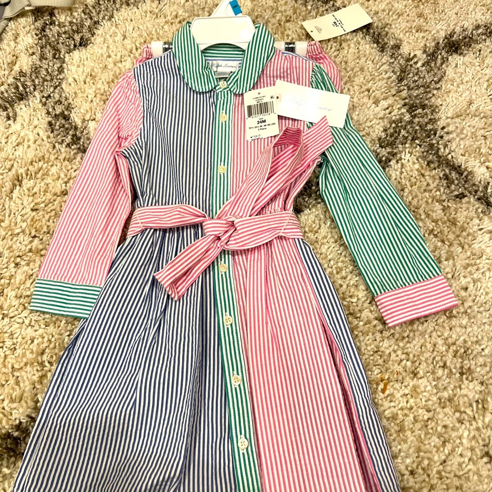 NWT Ralph Lauren Dress 💙💕💚